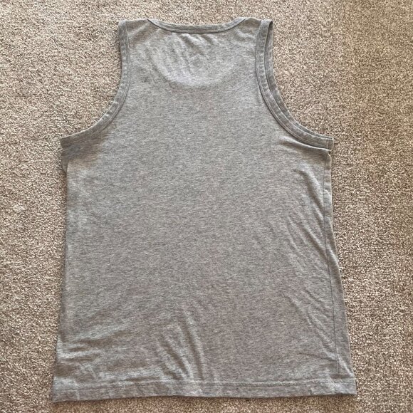 Y2K Mens Hurley Light Gray Tank Top Cotton Blend S - Picture 3 of 5